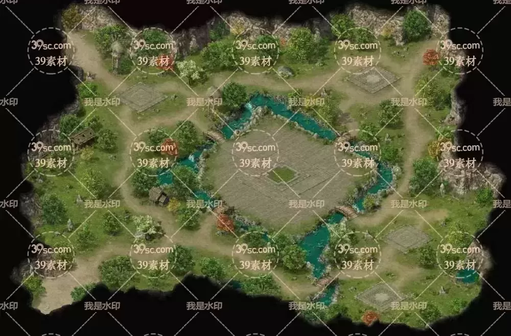 免费素材林间广场Y001-N25Y4R9-009