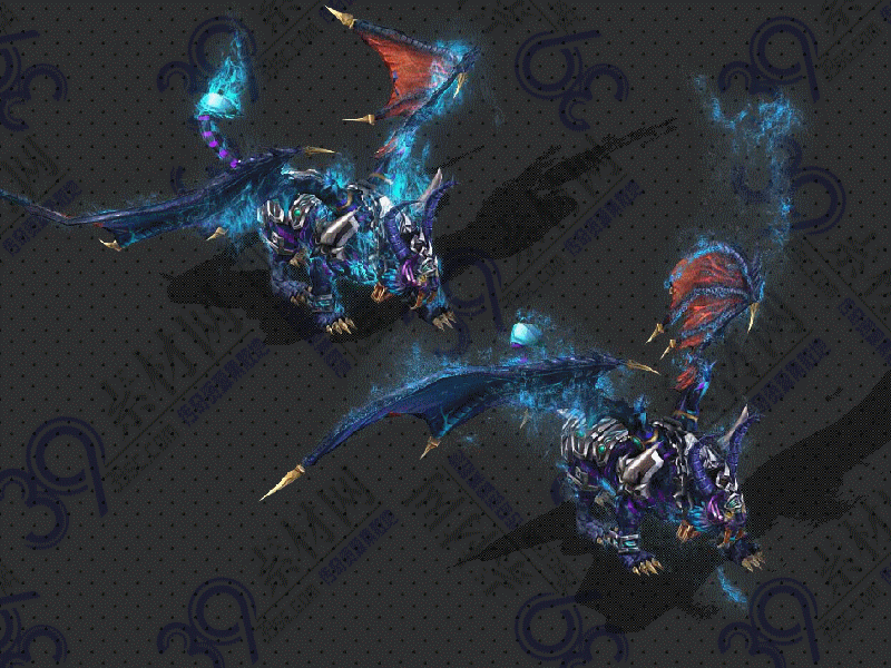 传奇魔洞蓝虎怪物素材Y002-N25Y6R3--GW-042