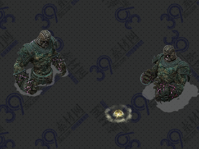 传奇远古石人怪物素材Y002-N25Y6R3--GW-089