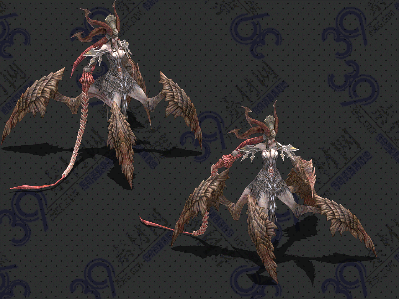传奇天蝎魔女怪物素材Y002-N25Y6R3--GW-109