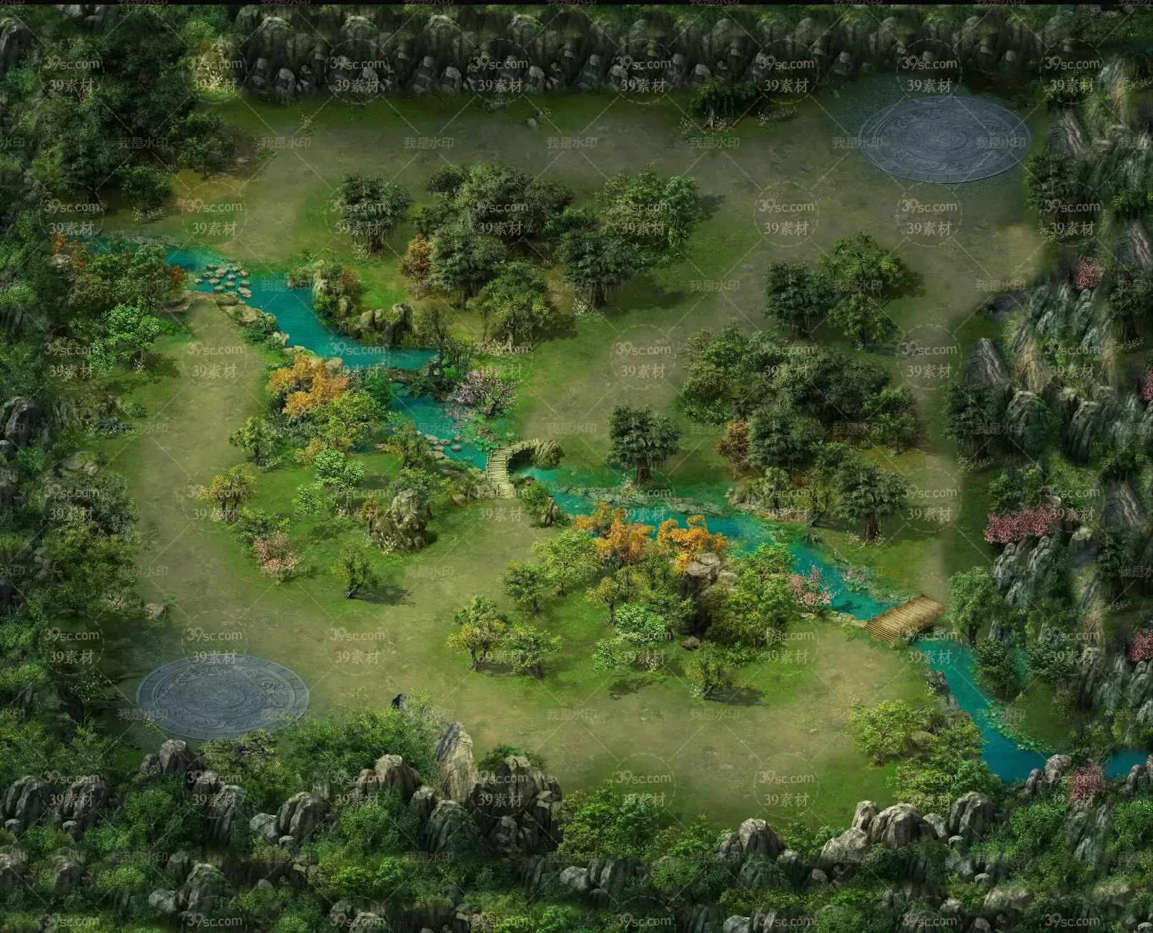 传奇绿茵水境地图Y001-N25Y6R19-018