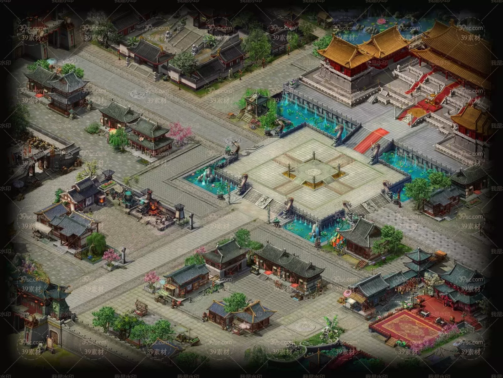 传奇昆仑城地图Y001-N25Y6R21-002