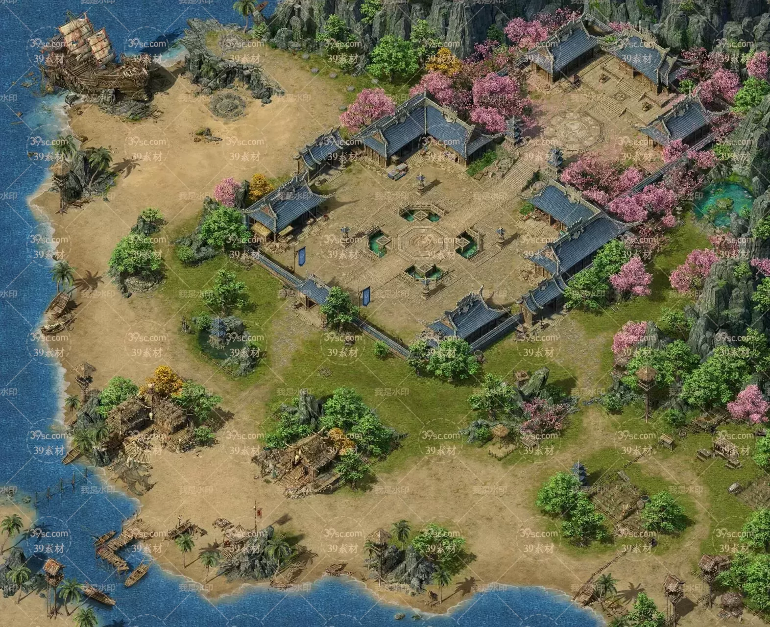 传奇平安村地图Y001-N25Y6R21-022