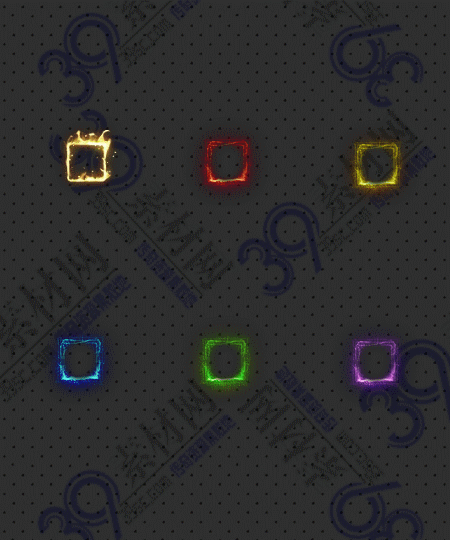 传奇燃情特效框Y001-N25Y6R30-001
