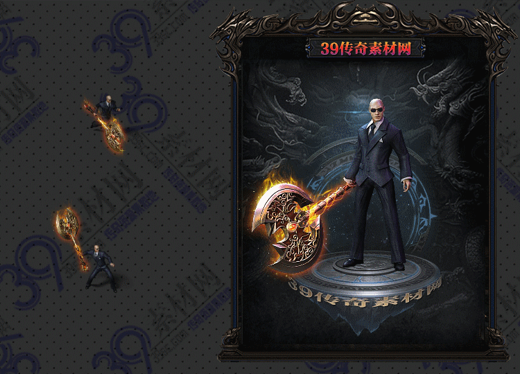 传奇黑客男连体套装Y001-N25Y7R20-007