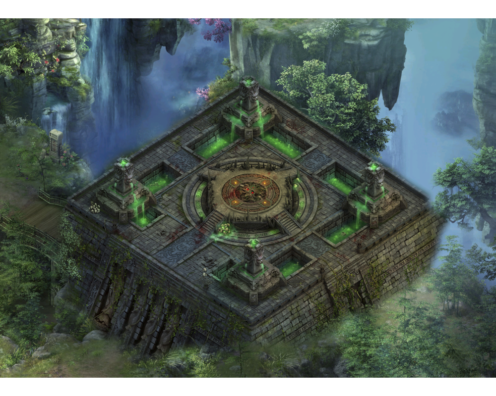 传奇山中台地地图Y001-N25Y6R21-017