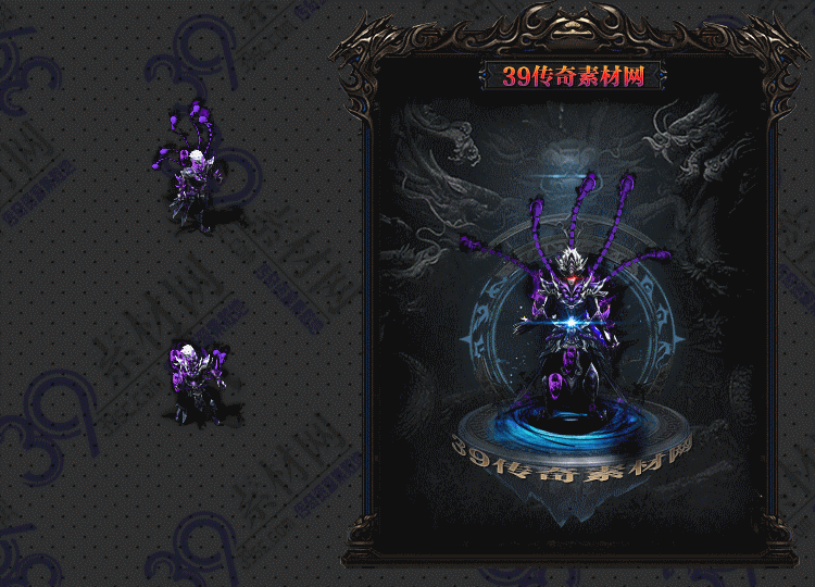 传奇黑骑衣服Y001-N25Y7R27-034