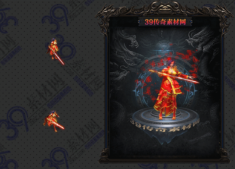 传奇连体时装红衣女神Y002-N25Y5R11--LTSZ--021