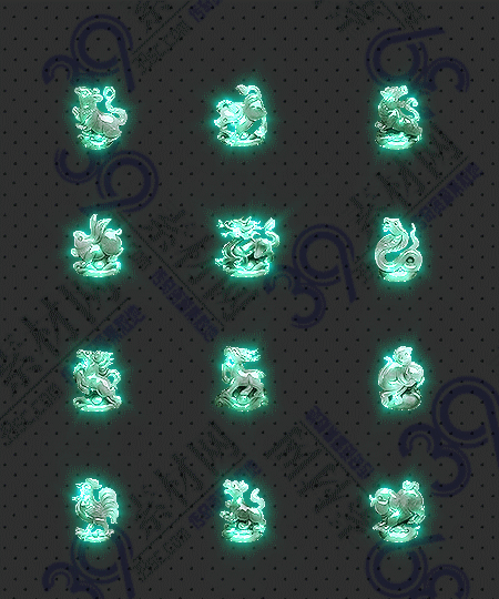 生肖、四格素材Y001-N25Y5R5-037