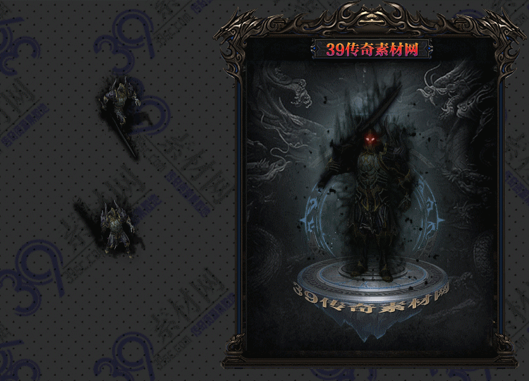 传奇黑骑连体时装Y001-N25Y8R7-026